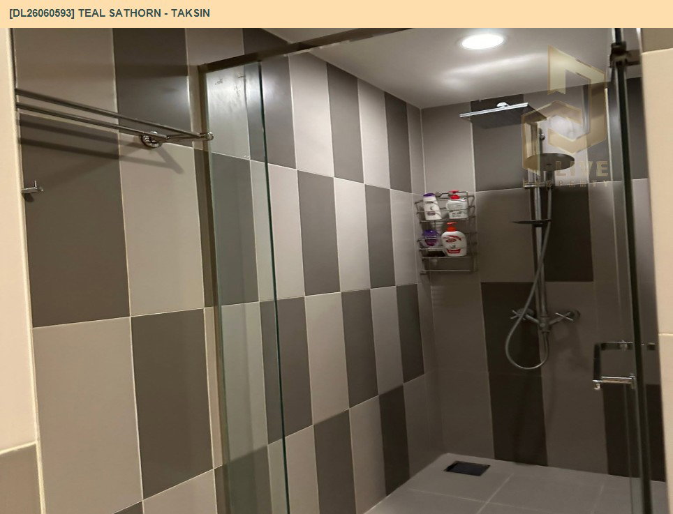 รูป DL26060593 ให้เช่าคอนโด ทีล สาทร - ตากสิน (TEAL Sathorn - Taksin) ใกล้ BTS วงเวียนใหญ่ พร้อมเข้าอยู่ โทรด่วน 0614453194 LineID @952jdxxk - รูปที่ 6/6