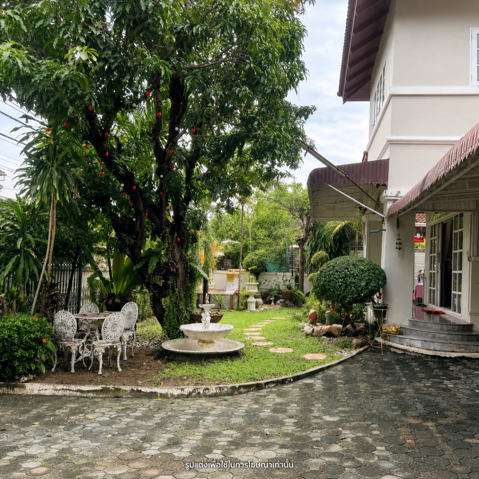 รูป 🌿 บ้านเดี่ยวหลังใหญ่ บรรยากาศร่มรื่น กลางกรุงเทพ 🌿“หมู่บ้านริมสวน” 💰 เพียง 12.9 ล้านบาท - รูปที่ 2/2