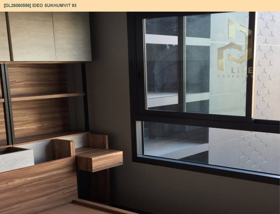 รูป DL26060556 ให้เช่าคอนโด ไอดีโอ สุขุมวิท 93 (IDEO Sukhumvit 93) ใกล้ BTS บางจาก พร้อมเข้าอยู่ โทรด่วน 0614453194 LineID @952jdxxk - รูปที่ 8/8