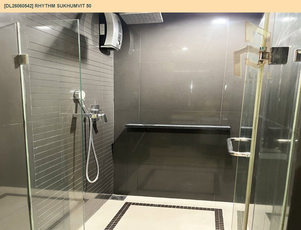 รูป DL26060542 ให้เช่าคอนโด ริทึ่ม สุขุมวิท 50 (Rhythm Sukhumvit 50) ใกล้ BTS อ่อนนุช พร้อมเข้าอยู่ โทรด่วน 0638692663 LineID @952jdxxk - รูปที่ 9/12