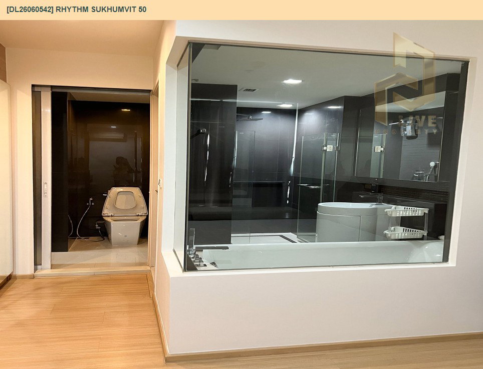 รูป DL26060542 ให้เช่าคอนโด ริทึ่ม สุขุมวิท 50 (Rhythm Sukhumvit 50) ใกล้ BTS อ่อนนุช พร้อมเข้าอยู่ โทรด่วน 0638692663 LineID @952jdxxk - รูปที่ 11/12