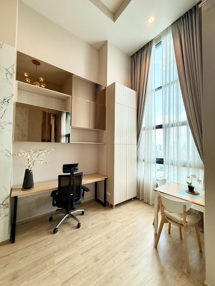รูป ราคาตัดใจ ขายขาดทุน Rare Duplex Unit ติด BTS วงเวียนใหญ่ เพียง 140 เมตร ไอดีโอ สาทร-วงเวียนใหญ่ ( Ideo Sathorn WongwianYai ) ห้องแต่งครบ  - รูปที่ 4/20