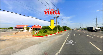 Land for rent Ban Sang Prachinburi : Land for rent, 9 rai, located on Highway 3481, Ban Sang, ideal for warehouses, storage facilities, and roadside businesses.