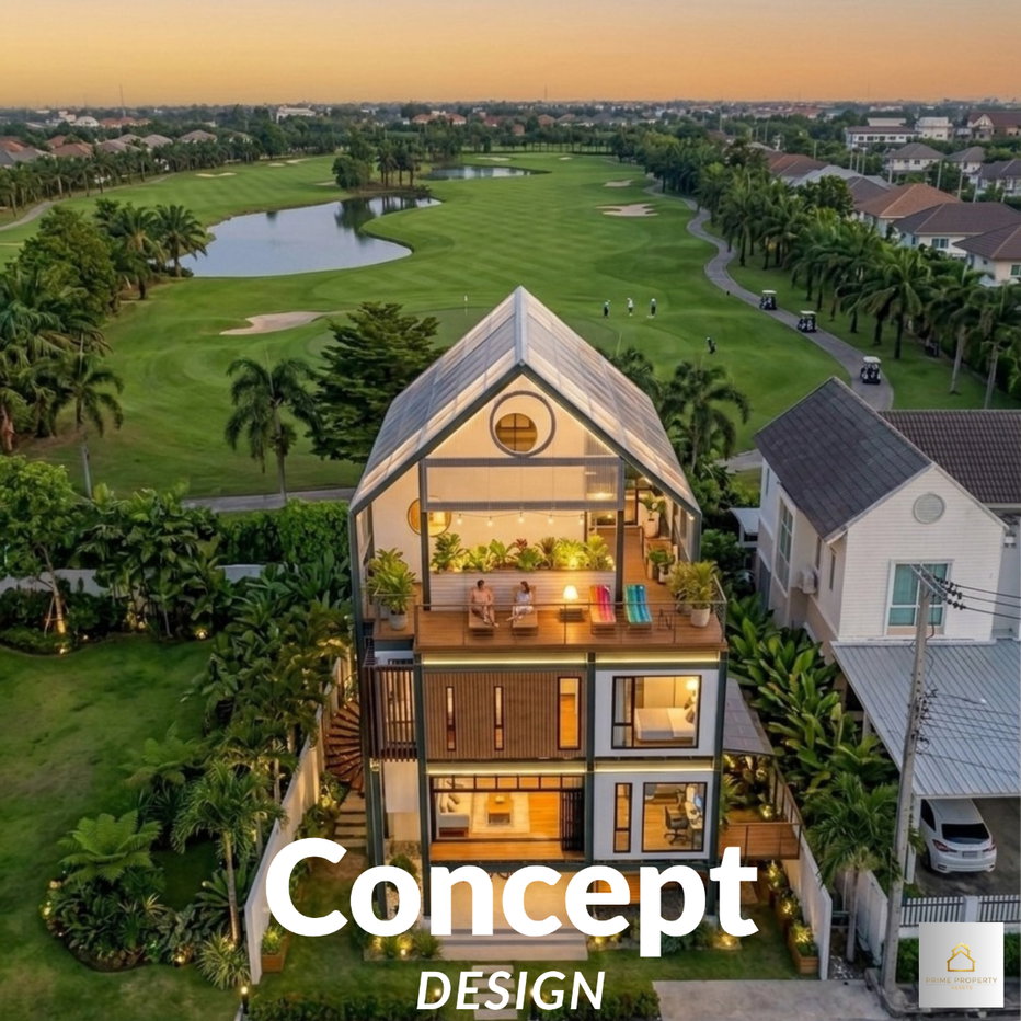 รูป 🏡ขายที่ดินปัญญาอินทรา 103.4 ตร.ว. ติดวิวสนามกอล์ฟ [ราคา 5.7 ล้าน] พร้อมโอนกรรมสิทธิ์! - รูปที่ 11/17