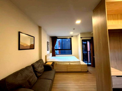 Condos for rent : PFD-08601 Condo for rent, The Move Bangna (The MUVE Bangna), decorated room, ready to move in, near BTS Bangna, MRT Si Iam 🏙️✨