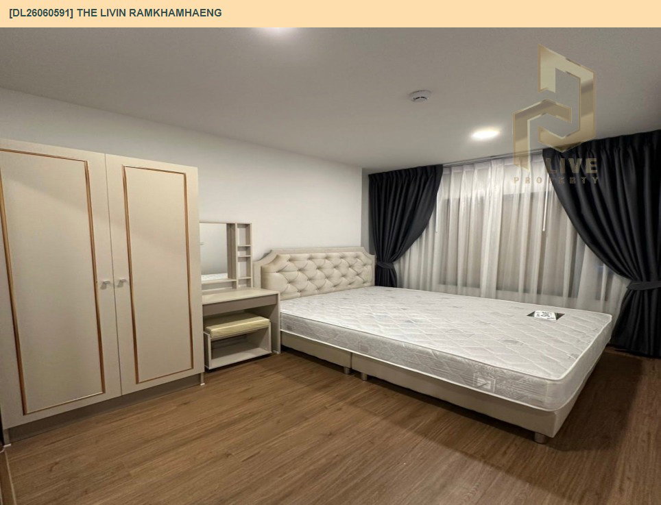รูป DL26060591 ให้เช่าคอนโด เดอะ ลิฟวิ่น รามคำแหง (The Livin Ramkhamhaeng) ใกล้ - พร้อมเข้าอยู่ โทรด่วน 0638692663 LineID @952jdxxk - รูปที่ 4/6