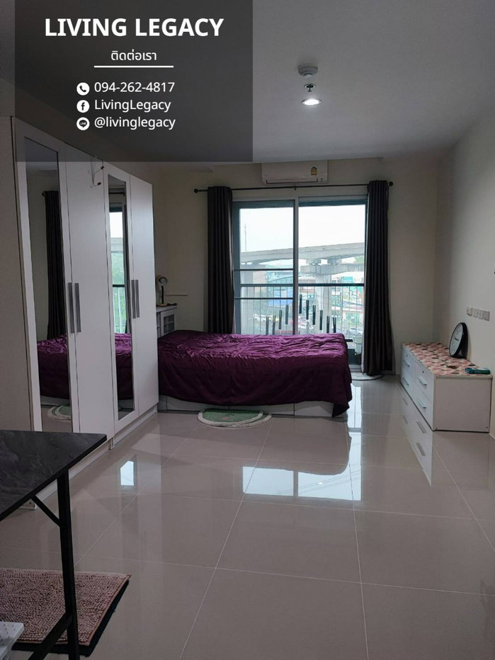 รูป TGHYS1 เช่าด่วน คอนโด Asakan Place Srinakarindra 29 ตร.ม. | ชั้น 4 | 1 ห้องนอน | 1 ห้องน้ำ 9,000 บาท/เดือน line id : @livinglegacy - รูปที่ 3/10