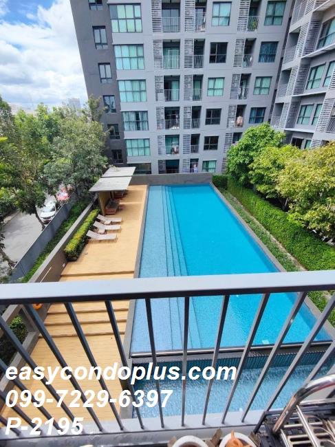 รูป P-2195 • Aspen Condo Lasalle • 1 ห้องนอน วิวสระ พร้อมอยู่ ใกล้ MRT ศรีลาซาล 13,000 บาท/เดือน | Line Id: @easycondoplus | 099-229-6397 - รูปที่ 9/9