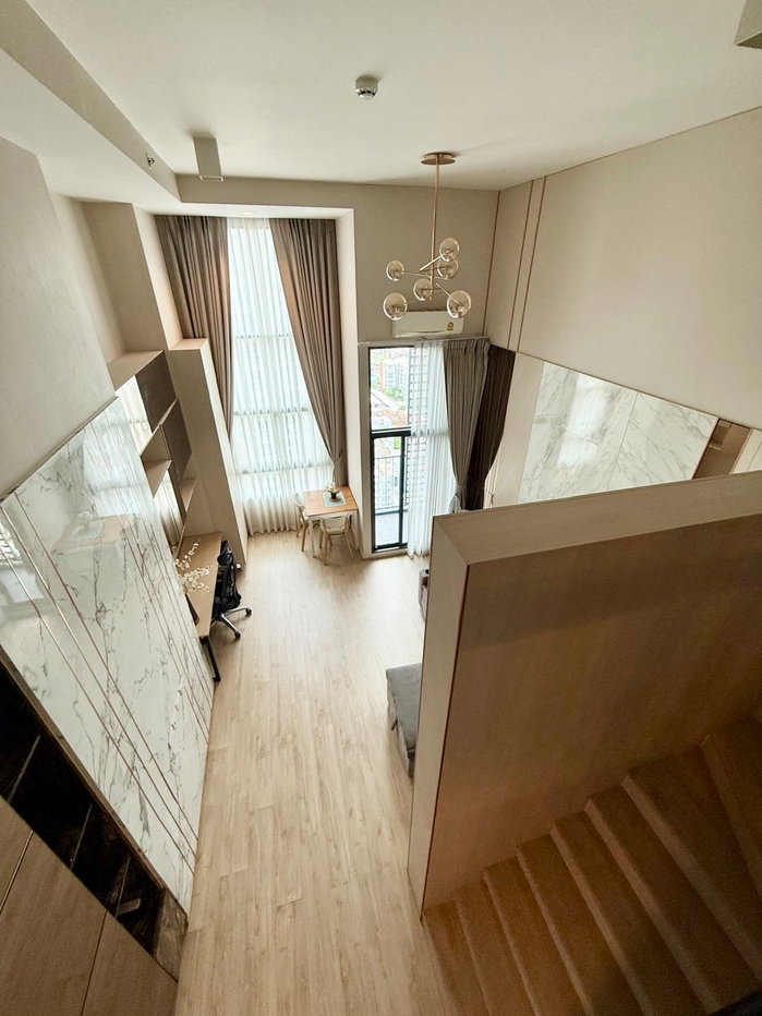 รูป ราคาตัดใจ ขายขาดทุน Rare Duplex Unit ติด BTS วงเวียนใหญ่ เพียง 140 เมตร ไอดีโอ สาทร-วงเวียนใหญ่ ( Ideo Sathorn WongwianYai ) ห้องแต่งครบ  - รูปที่ 7/20