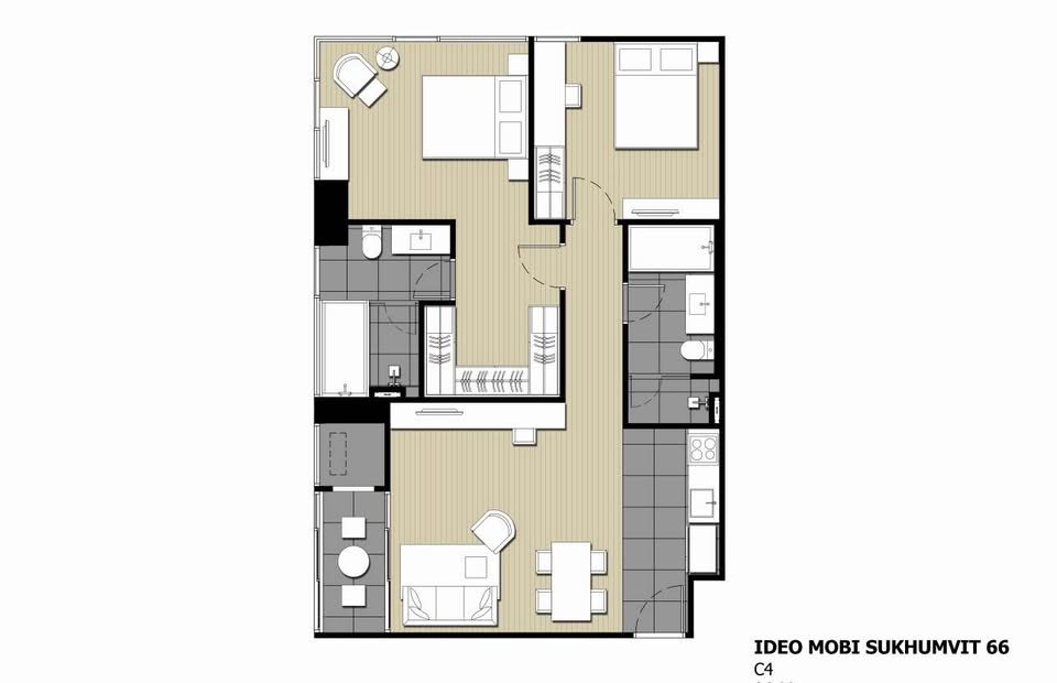 รูป ห้องอัพเดต💥🔔⚠️🏘️Ⓜ️กดปุ่มแอดไลน์💥บางนา💥ไอดีโอ โมบิ สุขุมวิท 66🔴2552/60🟢🟡 - รูปที่ 12/13