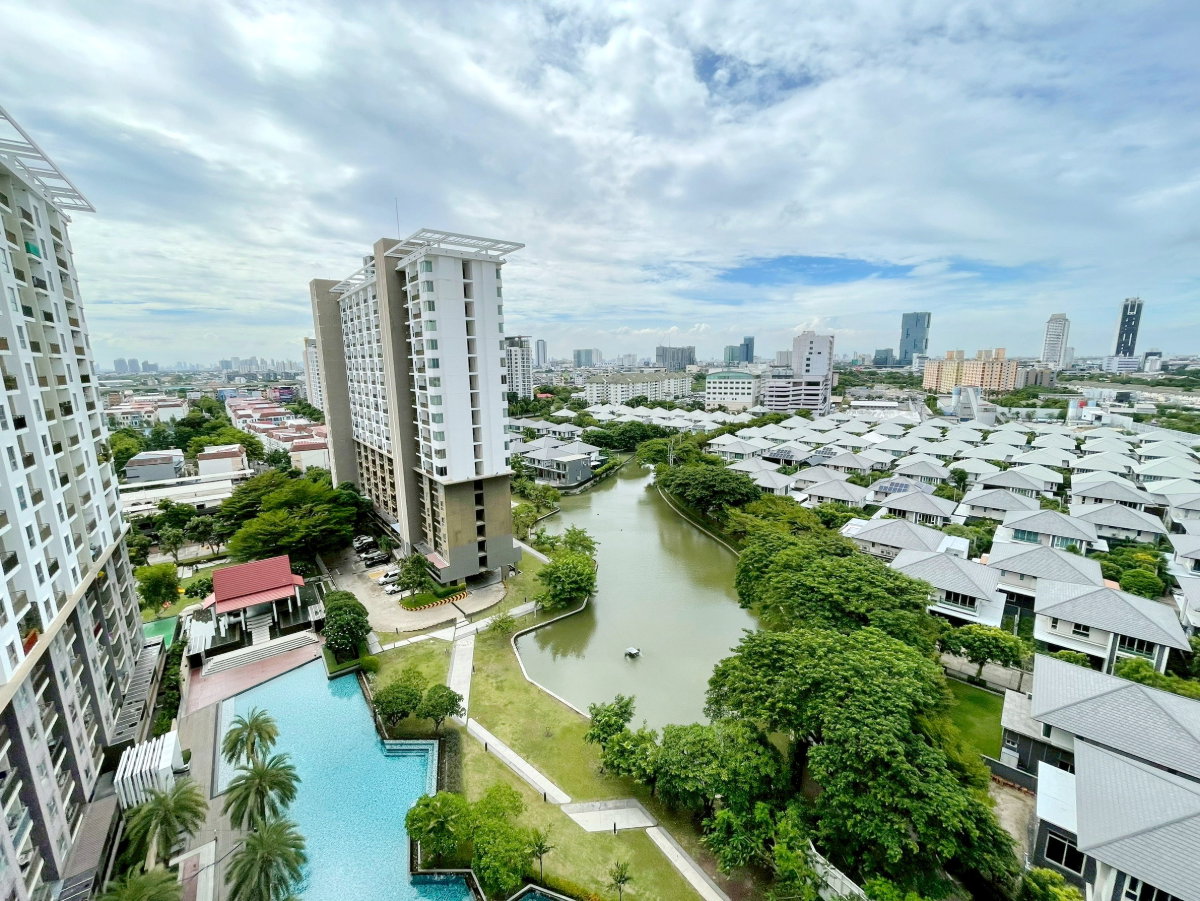 รูป ให้เช่า 1 ห้องนอน ชั้น 14 เดอะพาร์คแลนด์ ศรีนครินทร์ เลคไซด์ วิวสวยมากๆ ใกล้ MRT ศรีลาซาล - รูปที่ 22/31