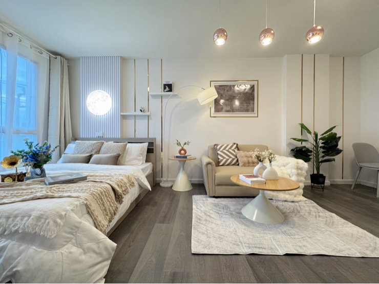 รูป    ✨ ห้องสวยพรีเมียม รีโนเวทใหม่ เฟอร์ใหม่ทั้งห้อง วิวโล่ง - รูปที่ 3/11
