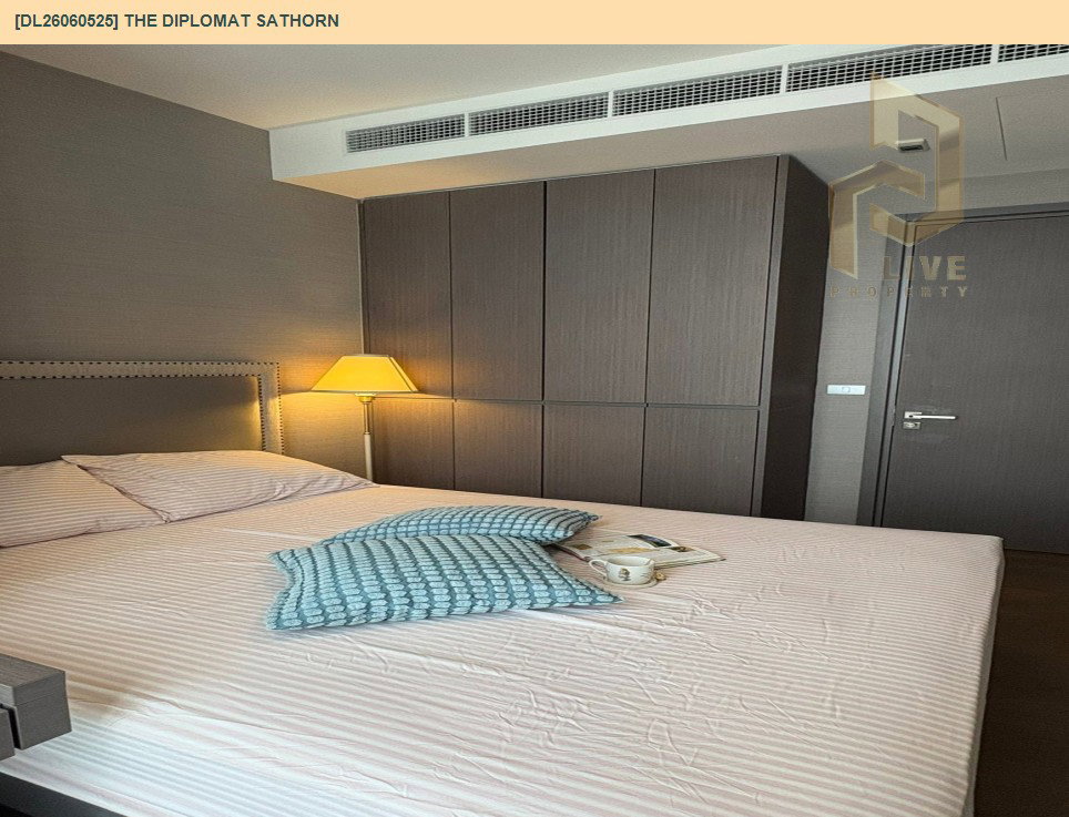 รูป DL26060525 ให้เช่าคอนโด เดอะ ดิโพลแมท สาทร (The Diplomat Sathorn) ใกล้ BTS สุรศักดิ์ พร้อมเข้าอยู่ โทรด่วน 0653619502 LineID @952jdxxk - รูปที่ 6/8