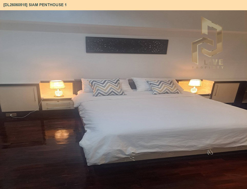 รูป DL26060515 ให้เช่าคอนโด สยาม เพนท์เฮาส์ 1 (Siam Penthouse 1) ใกล้ - พร้อมเข้าอยู่ โทรด่วน 0614453194 LineID @952jdxxk - รูปที่ 2/9