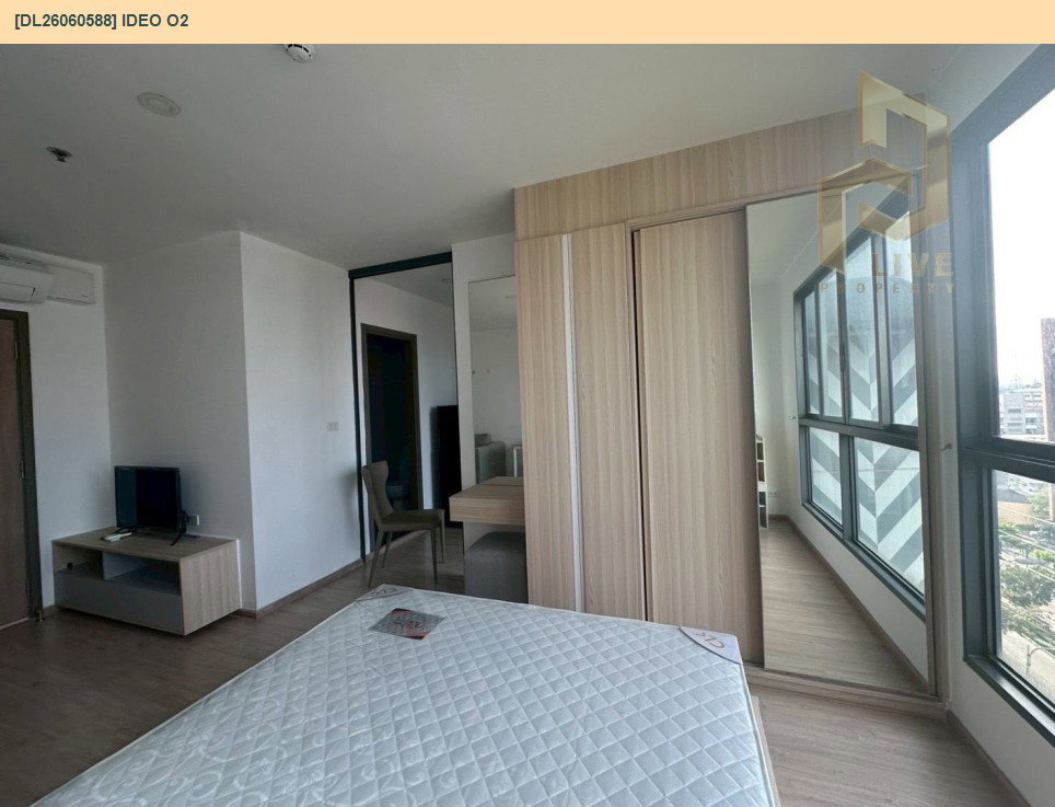 รูป DL26060588 ให้เช่าคอนโด ไอดีโอ โอทู (IDEO O2) ใกล้ BTS บางนา พร้อมเข้าอยู่ โทรด่วน 0614453194 LineID @952jdxxk - รูปที่ 3/5