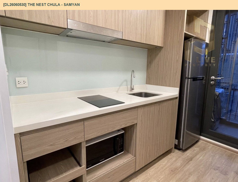 รูป DL26060530 ให้เช่าคอนโด เดอะ เนส จุฬา - สามย่าน (The Nest Chula - Samyan) ใกล้ MRT สามย่าน พร้อมเข้าอยู่ โทรด่วน 0653619502 LineID @952jdxxk - รูปที่ 7/9