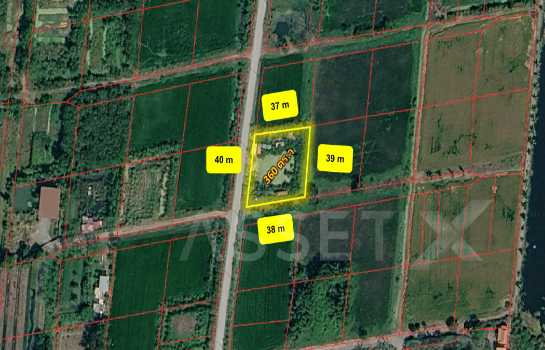 รูป ขายที่ดิน 360 ตรวา (แบ่งขายได้) ใกล้ศาลายา วัดป่าศรีถาวรคลองโยง - รูปที่ 1/3