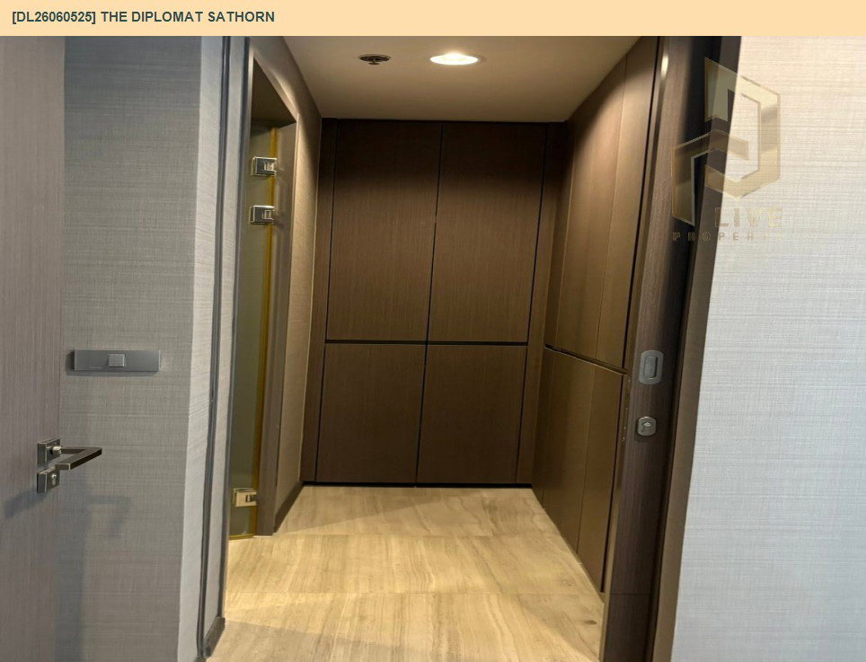 รูป DL26060525 ให้เช่าคอนโด เดอะ ดิโพลแมท สาทร (The Diplomat Sathorn) ใกล้ BTS สุรศักดิ์ พร้อมเข้าอยู่ โทรด่วน 0653619502 LineID @952jdxxk - รูปที่ 7/8
