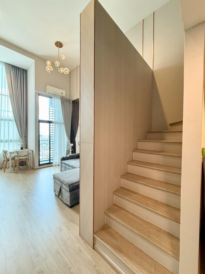 รูป ราคาตัดใจ ขายขาดทุน Rare Duplex Unit ติด BTS วงเวียนใหญ่ เพียง 140 เมตร ไอดีโอ สาทร-วงเวียนใหญ่ ( Ideo Sathorn WongwianYai ) ห้องแต่งครบ  - รูปที่ 12/20