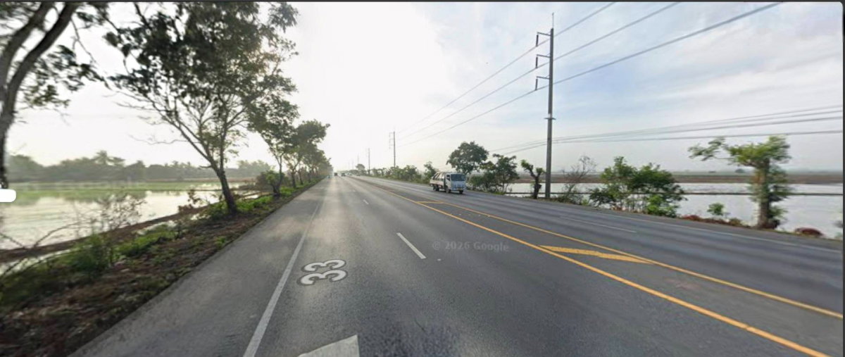 รูป ที่ดินทำเลทองติดถนนหลวงสาย33 สุพรรณฯ-ป่าโมก อ.เมืองฯ สุพรรณบุรี พร้อมโอน - รูปที่ 1/8