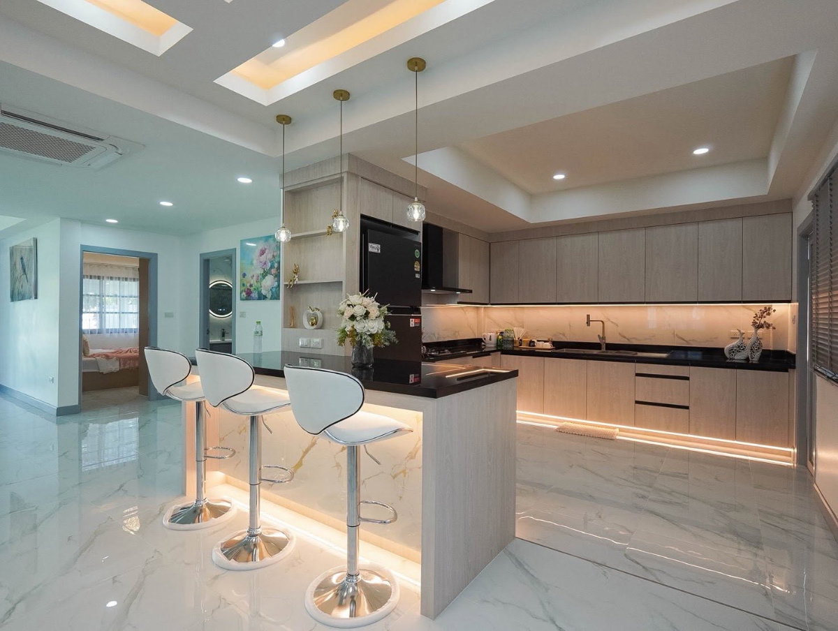 รูป ขายบ้านเดี่ยวพัทยา 4 ห้องนอน ทุ่งกลม-ตาลหมัน เดินทางสะดวก พร้อมสระส่วนตัว ของแถมจัดเต็ม พร้อมอยู่ทันที - รูปที่ 14/25