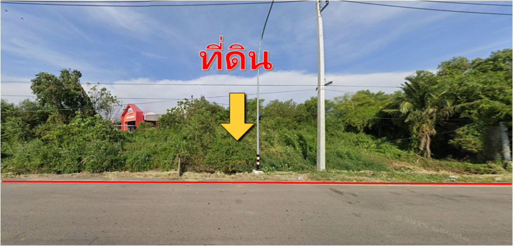 รูป ให้ เช่าที่ดิน 9 ไร่ ติดถนนใหญ่ 3481 บ้านสร้าง จ.ปราจีนบุรี ทำเลเด่นตรงข้าม PTT เหมาะคลังสินค้า โกดัง และธุรกิจริมทาง - รูปที่ 3/5