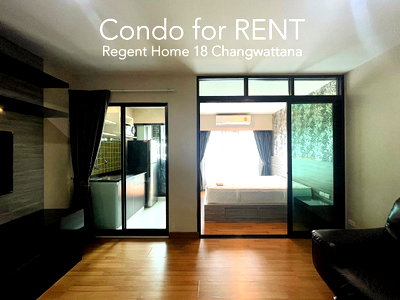 ขายคอนโด : 🔥ลดราคา🔥ขายคอนโด Regent Home 18 แจ้งวัฒนะ-หลักสี่ ใกล้ BTS วัดพระศรีมหาธาตุ(Owner Post)