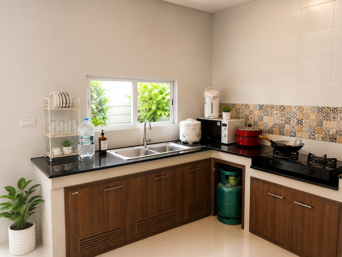 รูป [เจ้าของขายเอง] บ้านเดี่ยว 2 ชั้น ฮาบิเทีย โมทีฟ ปัญญาอินทรา 103 ตร.ว. 4 นอน 4 น้ำ สภาพดีพร้อมอยู่ ราคา 9.5 ล้าน - รูปที่ 9/14