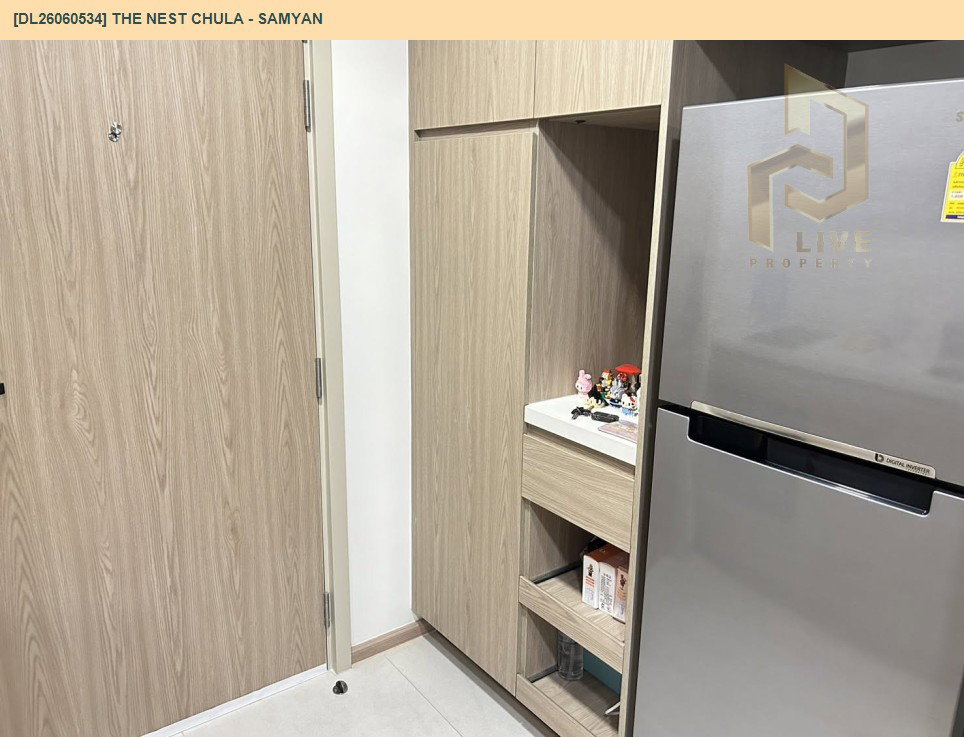 รูป DL26060534 ให้เช่าคอนโด เดอะ เนส จุฬา - สามย่าน (The Nest Chula - Samyan) ใกล้ MRT สามย่าน พร้อมเข้าอยู่ โทรด่วน 0653619502 LineID @952jdxxk - รูปที่ 10/11