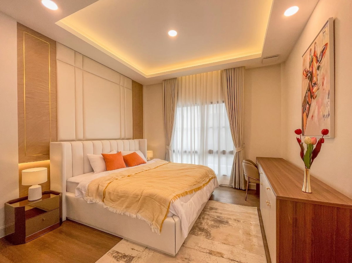รูป [VR0368] 🔥 เช่า 330,000/เดือน หรือ ขาย 53 ล้าน | NANTAWAN พระราม 9 - กรุงเทพกรีฑาตัดใหม่ บ้านหรูหลังมุม 123 ตร.ว. 4 นอน 6 น้ำ ตกแต่งครบ 🔥 - รูปที่ 18/25