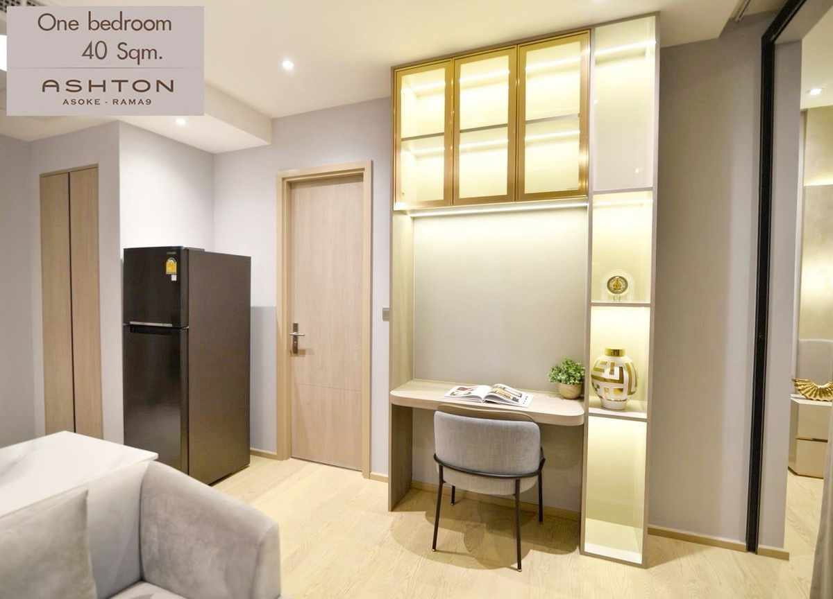 รูป ห้องอัพเดต💥🔔⚠️🏘️Ⓜ️กดปุ่มแอดไลน์💥ดินแดง💥แอชตัน อโศก - พระราม 9🔴🟢🟡 - รูปที่ 4/5