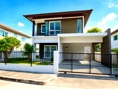 Houses for sale The Brio Mall : Call : 090-895-9717 Chaiyapruk Phutthamonthon Sai 5, Detached house 50 sq.wa 3 Beds, 2 Baths, Ready to move in