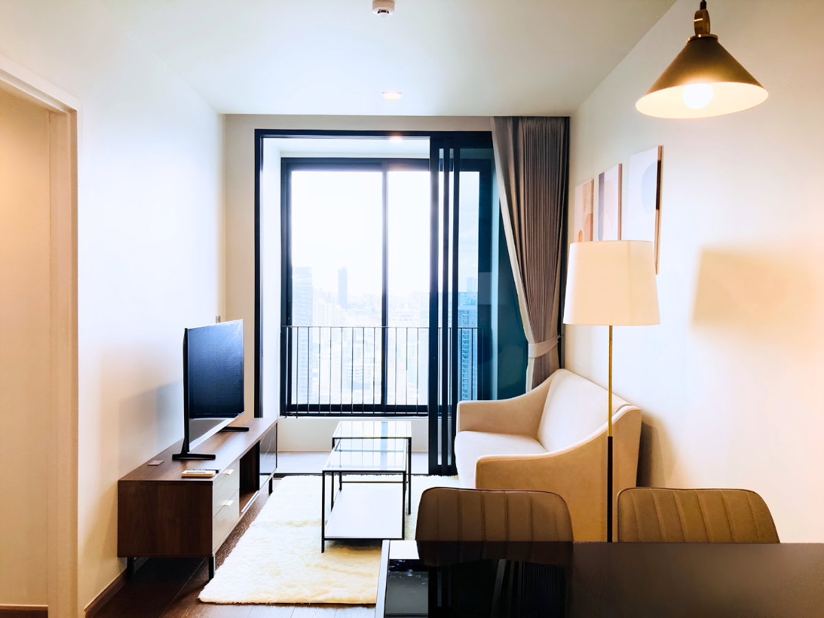 รูป 🔥 IDEO Q Sukhumvit 36 ห้องหรูชั้นสูง ใกล้ BTS ทองหล่อ เพียง 40,000 บาท ✨ 1 ห้องนอน 46 ตร.ม. ชั้น 31 พร้อมเข้าอยู่ - รูปที่ 4/9
