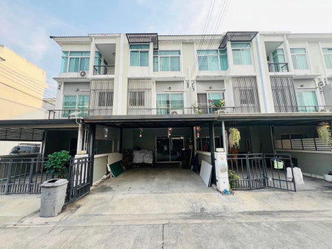 💥CP-11081💥 Available for rent: 3-story townhome in The Metro Rattanathibet project. 👉Add Line @goodcondo