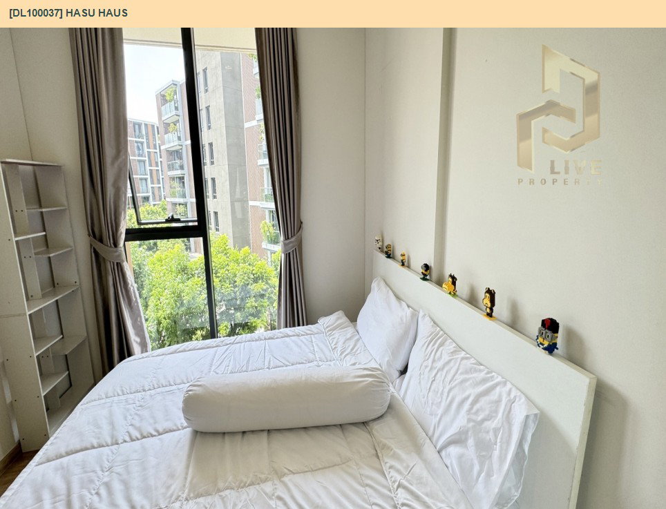 รูป DL100037 ให้เช่าคอนโด ฮาสุ เฮ้าส์ (Hasu Haus) ใกล้ BTS อ่อนนุช พร้อมเข้าอยู่ โทรด่วน 0614453194 LineID @952jdxxk - รูปที่ 8/10