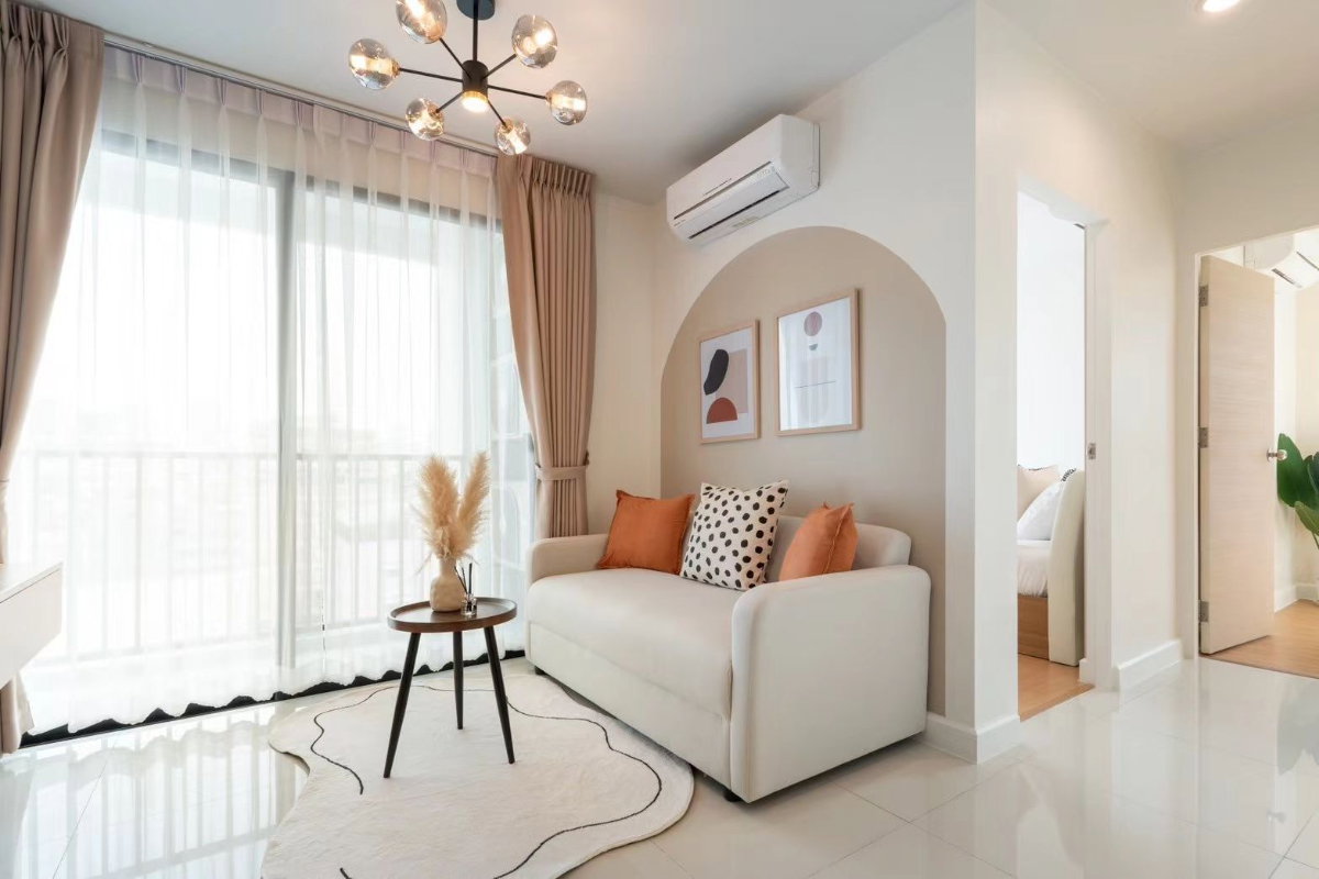 รูป เมโทร สกาย รัชดา | 1-Bed Plus Study ชั้นสูง ใกล้ MRT ห้วยขวาง 16,000 บาท / เดือน - รูปที่ 7/10