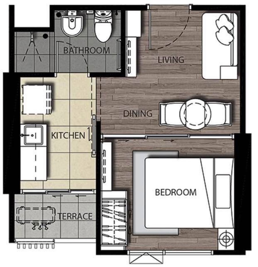 picture For sale The Stage Taopoon Interchange condo (special price!!!) - 7/8