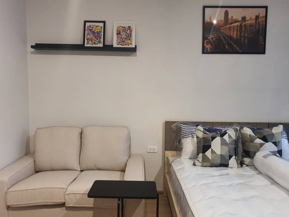 รูป Condo for RENT : Ideo Rama 9 Asoke 26 sqm. 𝐓𝐲𝐩𝐞 : Studio 1 Bath / City view 𝐅𝐥𝐨𝐨𝐫 : 14th Fully furnished - รูปที่ 4/7