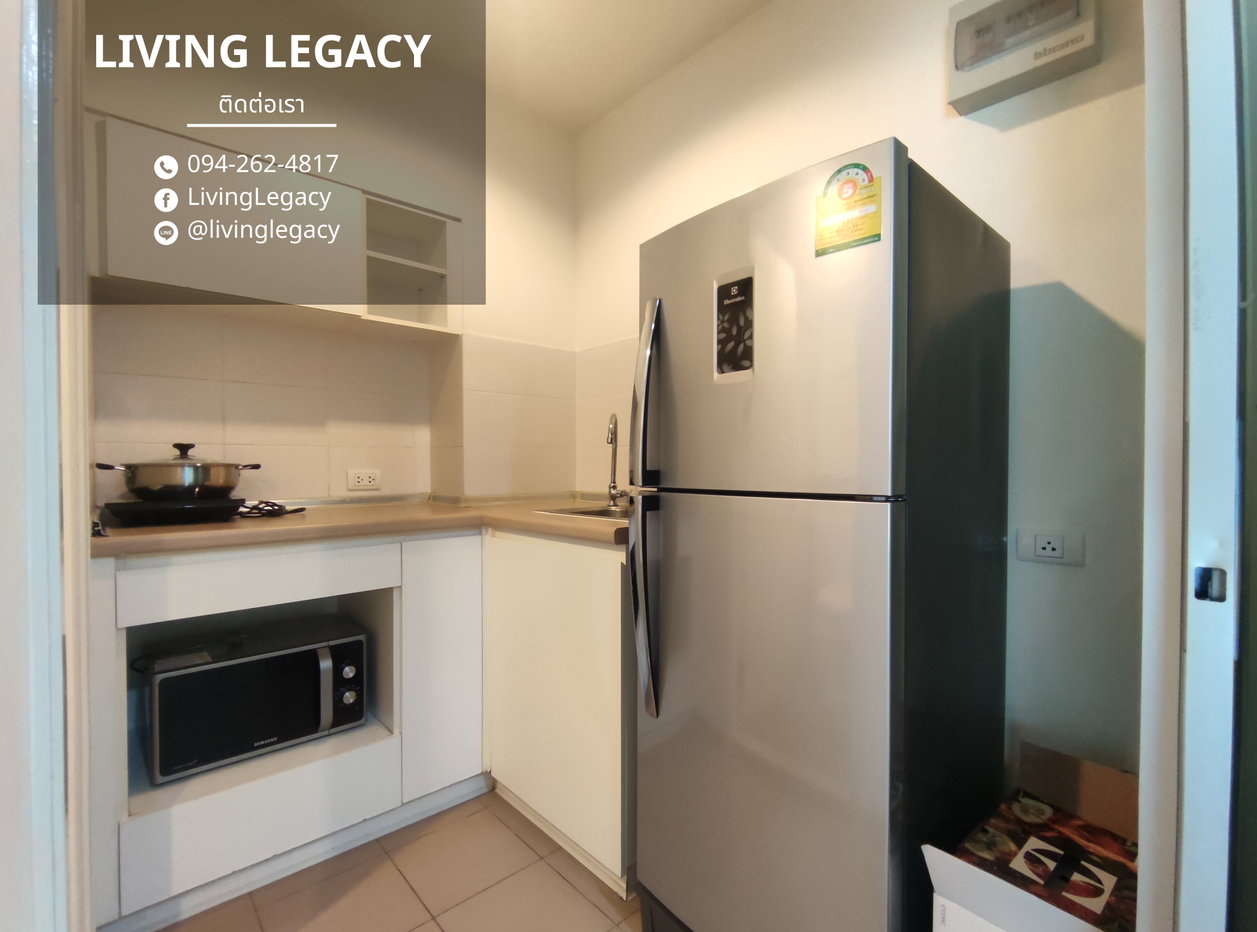 รูป LRZZB2BD เช่าด่วน คอนโดพร้อมอยู่ Lumpini Place Srinakarin - Huamark Station 32.5 ตร.ม. | ชั้น 18 | 12,000 บาท/เดือน | LINE: @livinglegacy - รูปที่ 9/13