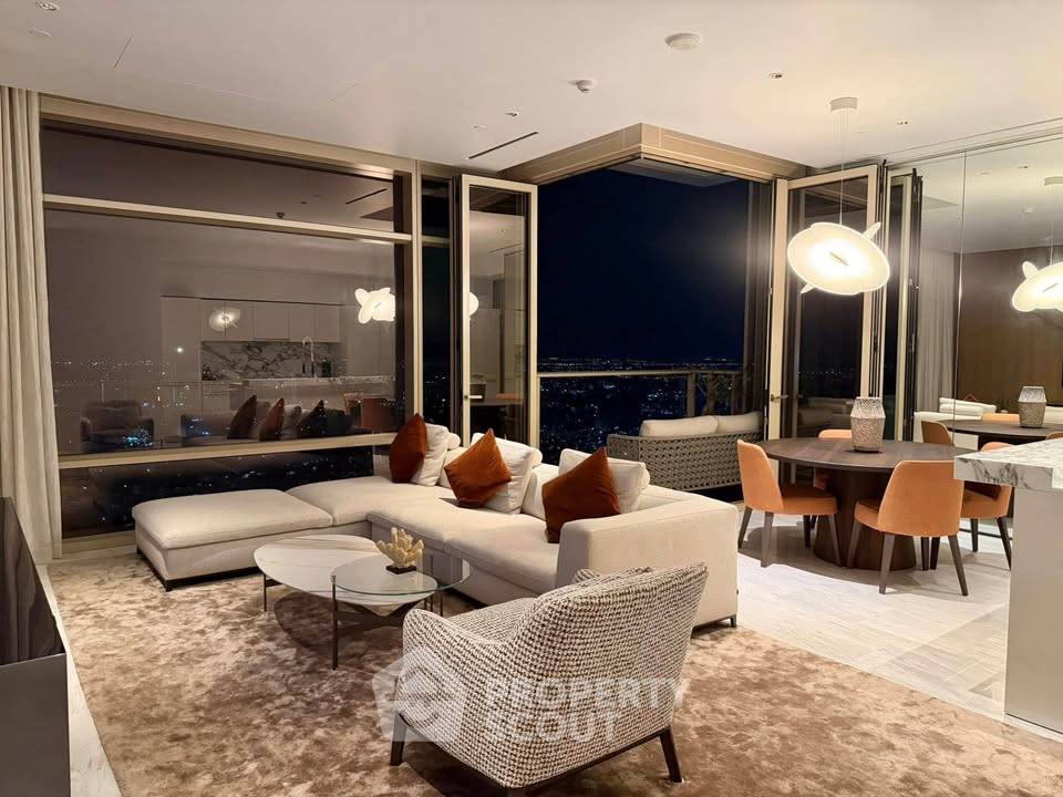 รูป คอนโดมิเนียม 2 ห้องนอน ชั้นสูง 48 ชั้น 124 ตร.ม. Four Seasons Private Residences ใกล้ BTS สะพานตากสิน (ID 2992128) - รูปที่ 3/5