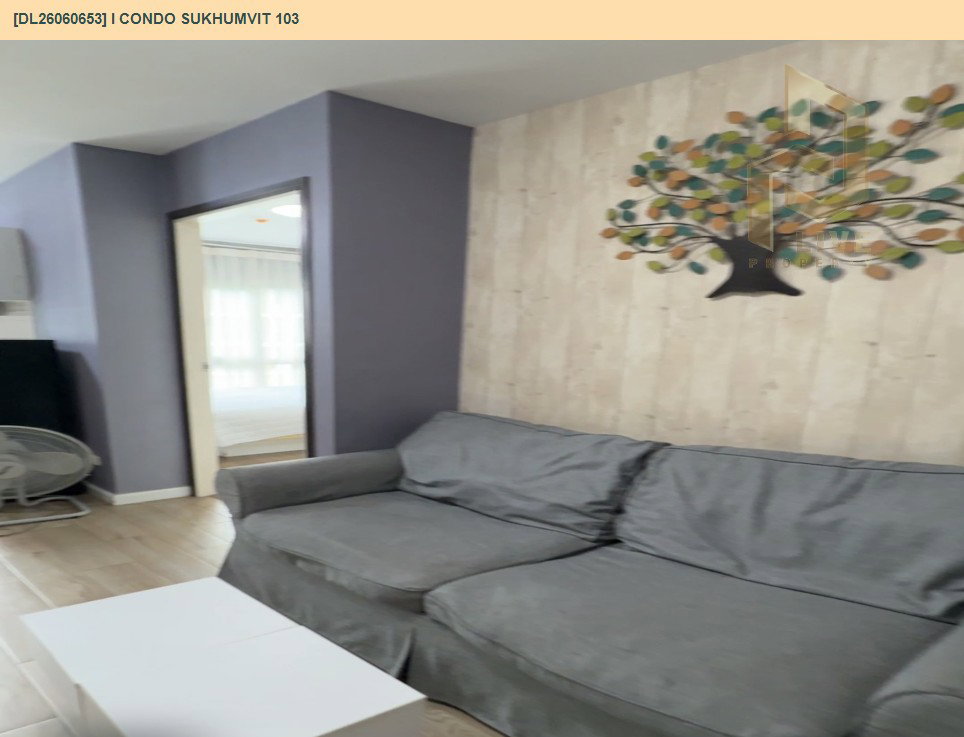 รูป DL26060653 ให้เช่าคอนโด ไอ คอนโด สุขุมวิท 103 (I CONDO Sukhumvit 103) ใกล้ BTS อุดมสุข พร้อมเข้าอยู่ โทรด่วน 0638692663 LineID @952jdxxk - รูปที่ 6/11