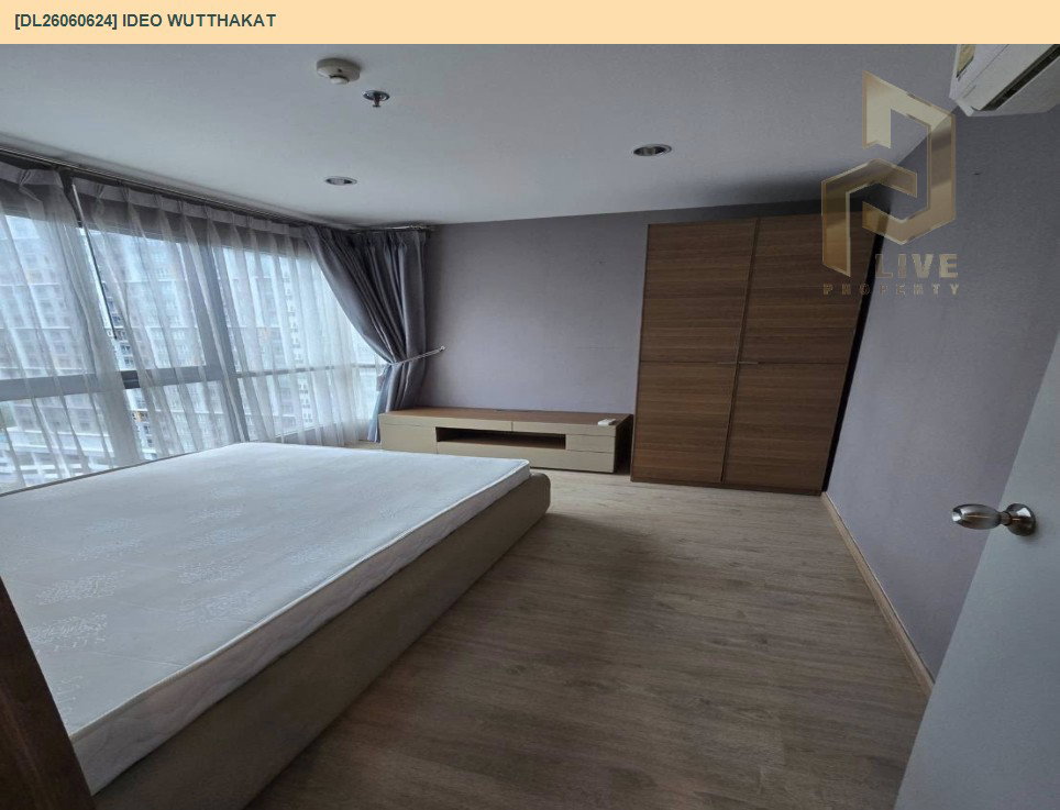 รูป DL26060624 ให้เช่าคอนโด ไอดีโอ วุฒากาศ (IDEO Wutthakat) ใกล้ BTS วุฒากาศ พร้อมเข้าอยู่ โทรด่วน 0653619502 LineID @952jdxxk - รูปที่ 3/11