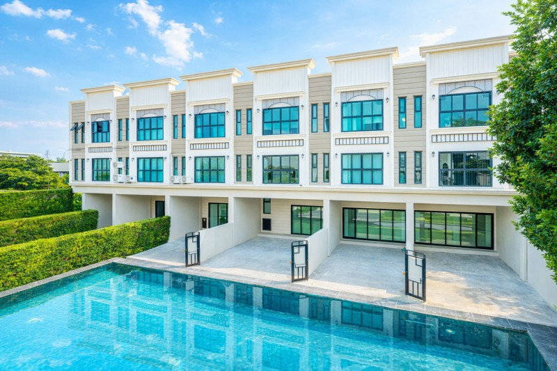 รูป ใกล้ตลาดวงศกร 280 ม. ทาวน์โฮม 3 ชั้น 3นอน ลด30% จาก35,000 เหลือ 24,999 B-M 4น้ำ แยกสุขาภิบาล 5 สายไหม 19ตร.ว. รร.สารสาสน์วิเทศสายไหม 300 ม - รูปที่ 1/8