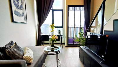 Condos for rent : 🎉 For Rent Condo PARK ORIGIN CHULA - SAMYAN Building 1, Floor 27,Duplex, Room size 24.00 sqm