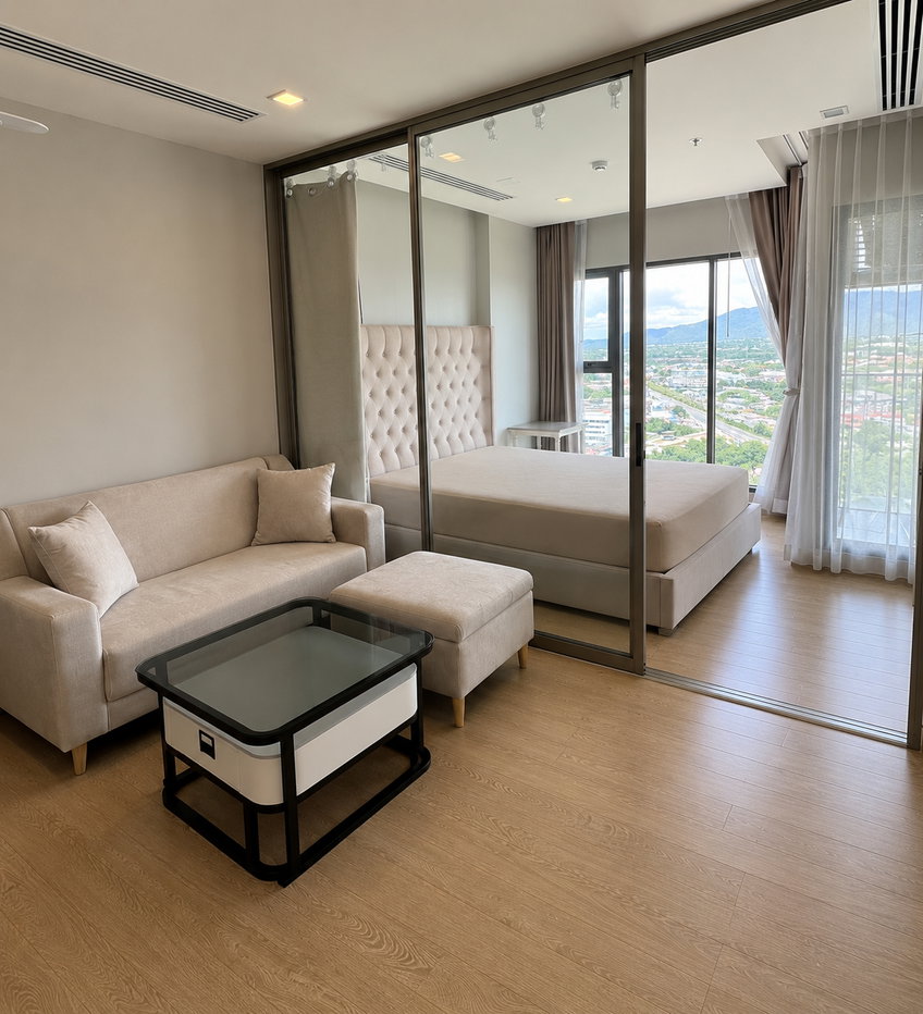 picture Available for rent now! Infinity One condo Central Mall - 1/12