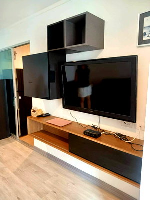 Condos for rent : Lumpini Place Srinakarin-Huamark station | 1bed Large size 32.5 Sq.m. Building B, 20th Fl. | **Rent 13,000 THB** Viewing Add Line ID : @property.ma