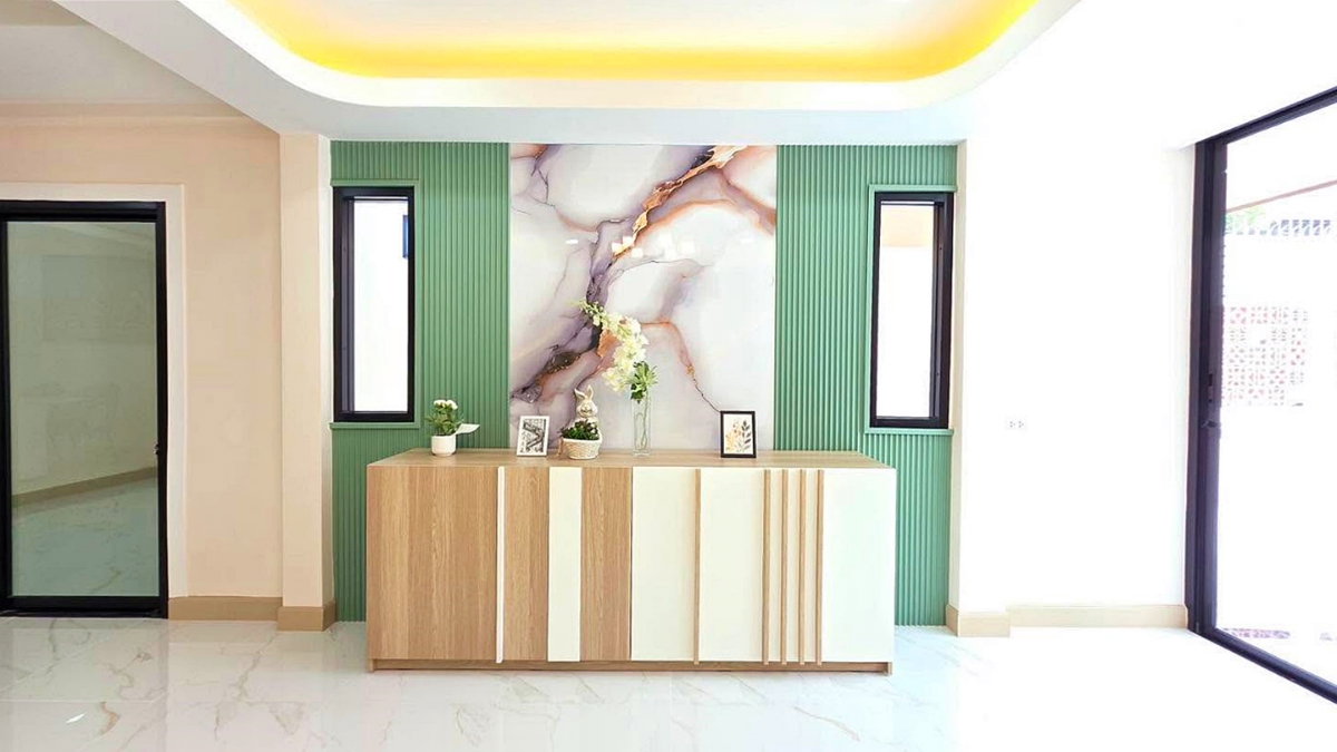 รูป บ้านแฝด สวย ๆ หมู่บ้านรัตนาธิเบศร์ บางใหญ่   อยู่หลังเซ็นทรัล เวสเกต  MRT ตลาดบางใหญ่อยู่หน้าหมู่บ้าน - รูปที่ 10/26