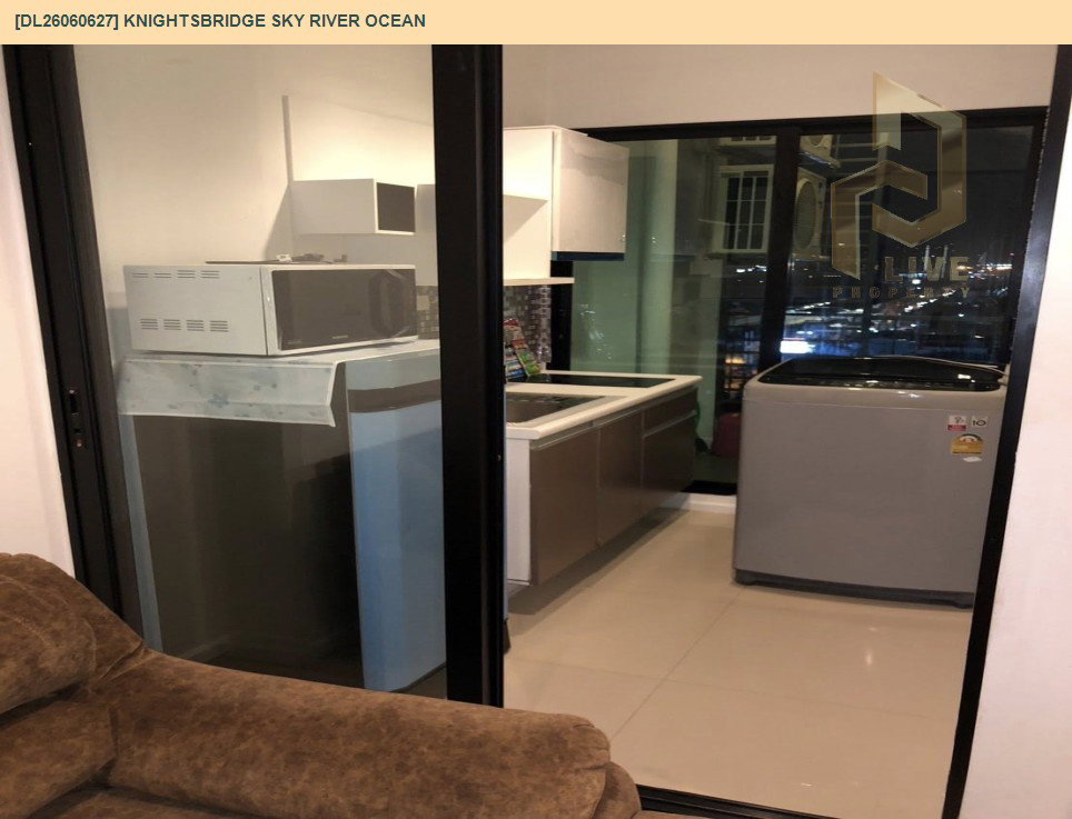 รูป DL26060627 ขายคอนโด ไนท์บริดจ์ สกาย ริเวอร์ โอเชี่ยน (KnightsBridge Sky River Ocean) ใกล้ BTS ปากน้ำ พร้อมเข้าอยู่ โทรด่วน 0653619502 LineID @952jdxxk - รูปที่ 8/9