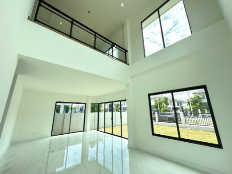 รูป ขาย บ้านเดี่ยว มือหนึ่ง หลังมุม หมู่บ้าน ชีวารมย์ นครอินทร์ ใกล้ มหาวิทยาลัยราชพฤกษ์ และ The Walk 94 ตรว 2 ชั้น - รูปที่ 11/12