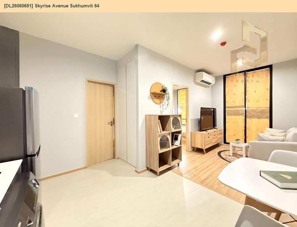 รูป DL26060651 ให้เช่าคอนโด สกายไรส์ อเวนิว สุขุมวิท 64 (Skyrise Avenue Sukhumvit 64) ใกล้ BTS ปุณณวิธี พร้อมเข้าอยู่ โทรด่วน 0638692663 LineID @952jdxxk - รูปที่ 2/6